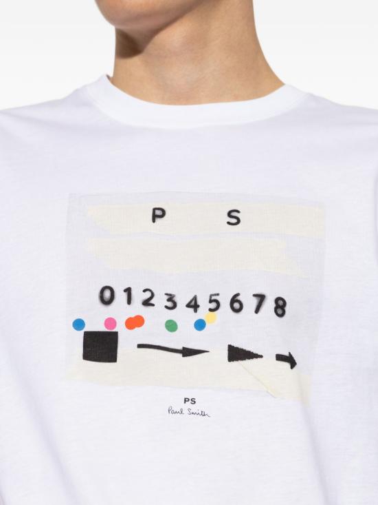 26FW PS 바이 폴스미스 반팔 티셔츠 M2R011R WP686801 WHITE - PS BY PAUL SMITH