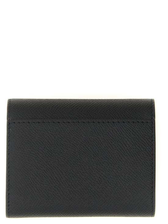 26FW 마르지엘라 지갑 포 스티치  및 카드 홀더 블랙 - MAISON MARGIELA
