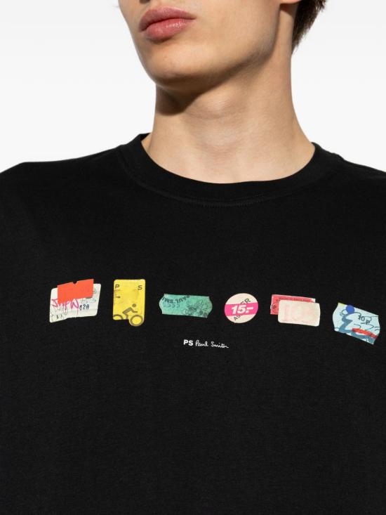 26FW PS 바이 폴스미스 반팔 티셔츠 M2R011R WP687179 BLACK - PS BY PAUL SMITH