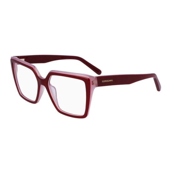  살바토레 페라가모 안경 페라가모 스퀘어 풀림  Sf2950 N614 버건디 로즈 - SALVATORE FERRAGAMO