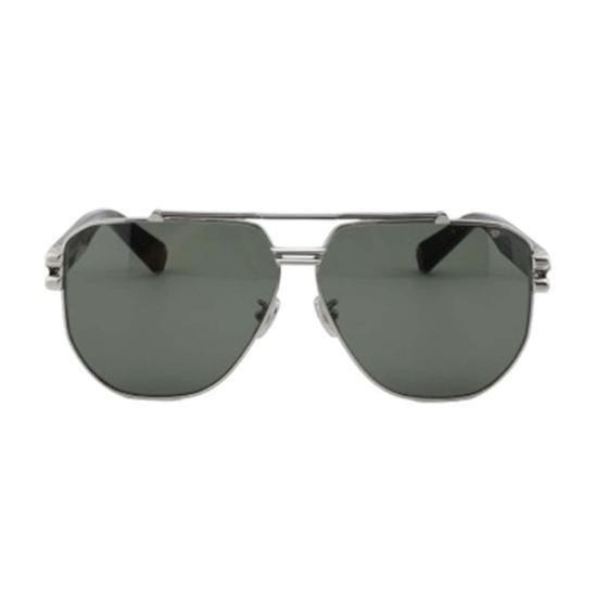  필립 플레인 선글라스 스퀘어 풀림 팔라듐 프레임 그린 렌즈 Spp1850 K07  실버 - PHILIPP PLEIN