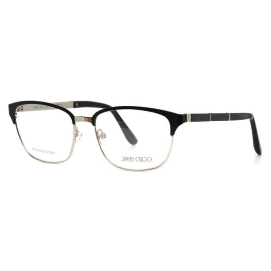  지미추 안경 직사각형 풀림  JC192000300 무광 블랙 - JIMMY CHOO