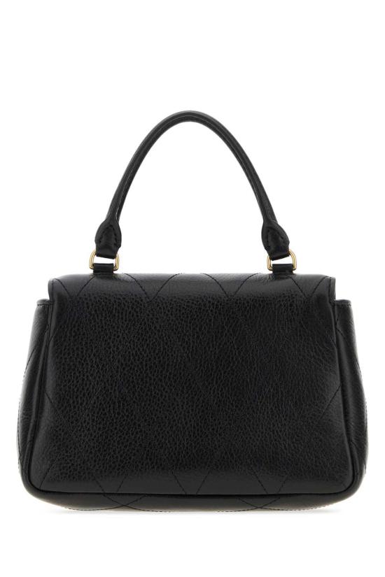 토리버치 토트백 가죽 미니 찰리 핸드백 블랙 - TORY BURCH