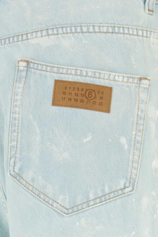  MM6 메종마르지엘라 데님 팬츠 Mm6 메종 마르지엘라 라이트 블루 데님 진 - MM6 MAISON MARGIELA