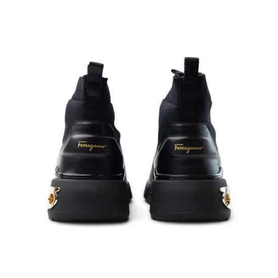  살바토레 페라가모 스니커즈 페라가모 코스마 삭  블랙 - SALVATORE FERRAGAMO