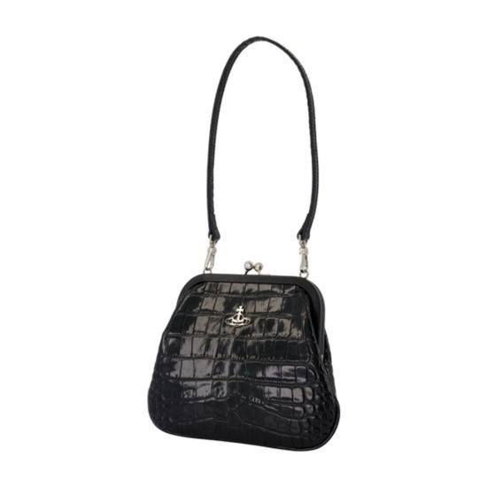  비비안웨스트우드 숄더백 비비안 웨스트우드 비비안 퍼스 블랙 - VIVIENNE WESTWOOD