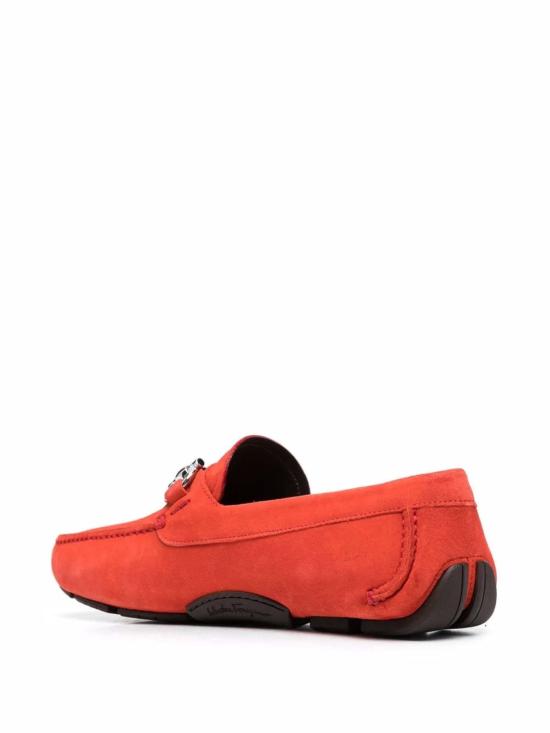  살바토레 페라가모 로퍼 Ferragamo Parigi 에코 드라이버 슈즈 레드 - SALVATORE FERRAGAMO