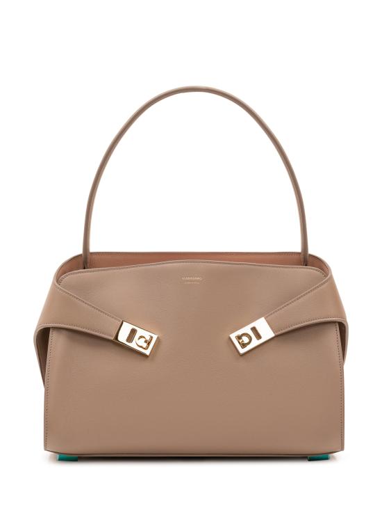 26FW 살바토레 페라가모 숄더백 219816 795203 WARM TAUPE DUSTY PINK