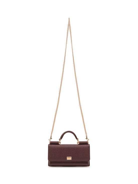 26FW 돌체앤가바나 Dauphine-print calfskin 미니백 BI3280A1001 8M073 MOSTO - DOLCE & GABBANA
