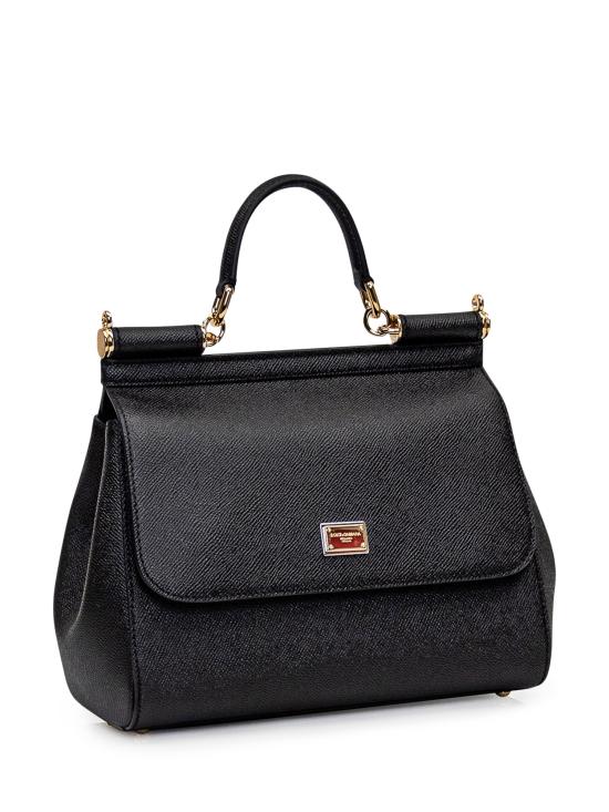 26FW 돌체앤가바나 라지 시실리 핸드백 BB6002B1001 80999 NERO - DOLCE & GABBANA