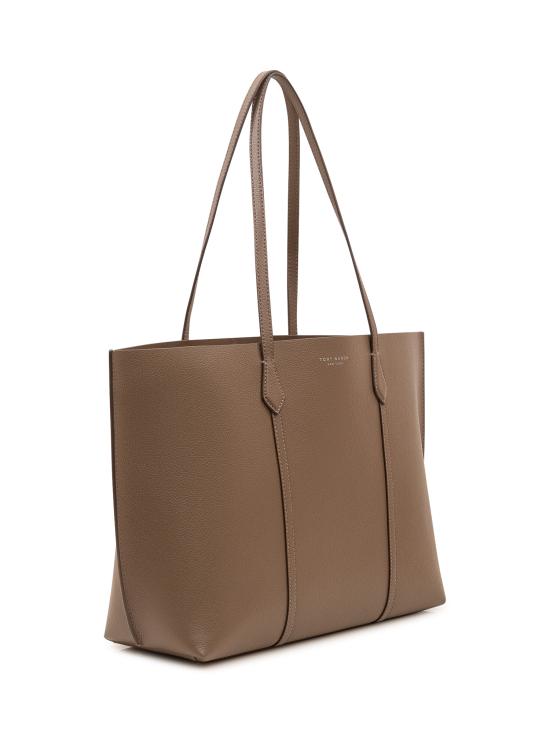26FW 토리버치 레더 페리 토트백 169476 250 MUSHROOM - TORY BURCH
