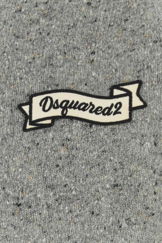  디스퀘어드2 스웨터 Dsquared2 멜란지 울 블렌드  그레이 - DSQUARED2