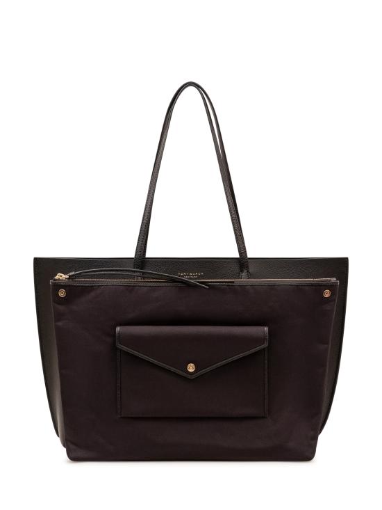 26FW 토리버치 레더 페리 토트백 169476 001 BLACK - TORY BURCH