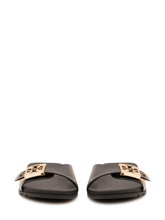 26FW 토리버치 버클 슬라이드 157872 001 PERFECT BLACK GOLD PERFECT BLACK - TORY BURCH