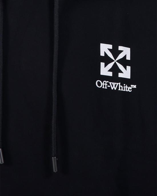 26SS 오프화이트 후드 티셔츠 215435 BLACK - OFF WHITE