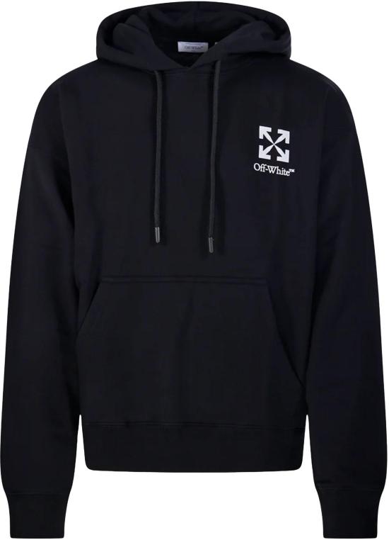 26SS 오프화이트 후드 티셔츠 215435 BLACK
