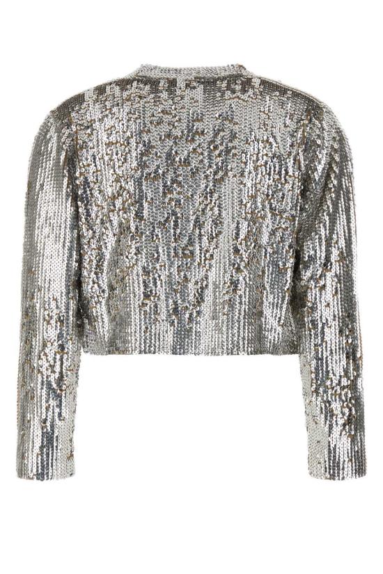  디스퀘어드2 가디건 Dsquared2 엠블럼 장식 울  샌드실버 - DSQUARED2
