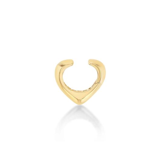  리지 맨들러 파인 주얼리 싱글 이어링 하트 모양 이어 커프 - LIZZI MANDLER FINE JEWELRY