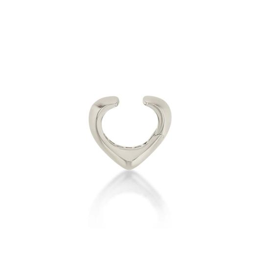  리지 맨들러 파인 주얼리 싱글 이어링 하트 모양 이어 커프 - LIZZI MANDLER FINE JEWELRY