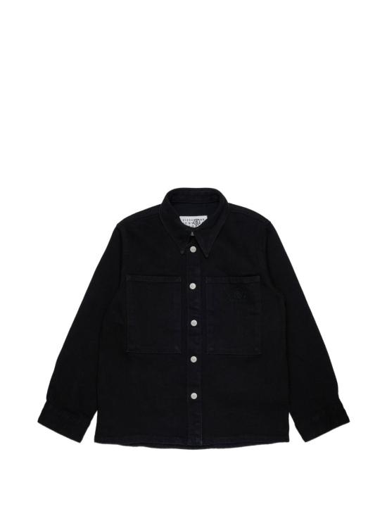 26FW [키즈] MM6 메종마르지엘라 셔츠 M61032MM09E M6900 Nero