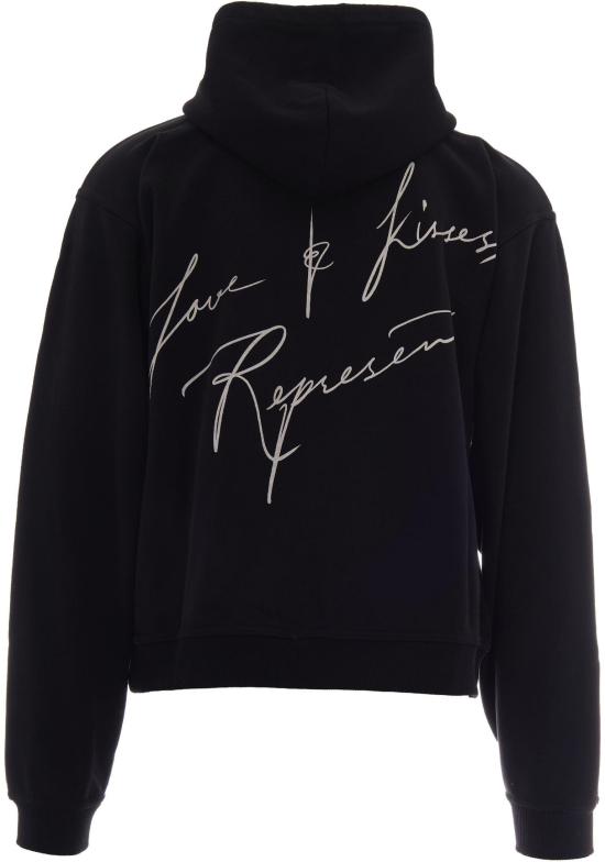 26FW 리프레젠트 후드 티셔츠 3152402 BLACK - REPRESENT