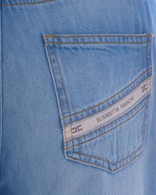 26SS 엘리자베타프랜치 데님 팬츠 8370457 BLUE - ELISABETTA FRANCHI