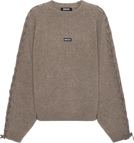 26FW 로테이트 스웨터 1147411078BCR20141078 TAUPE