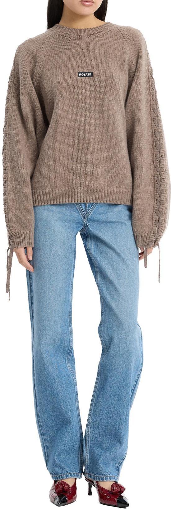 26FW 로테이트 스웨터 1147411078BCR20141078 TAUPE - ROTATE