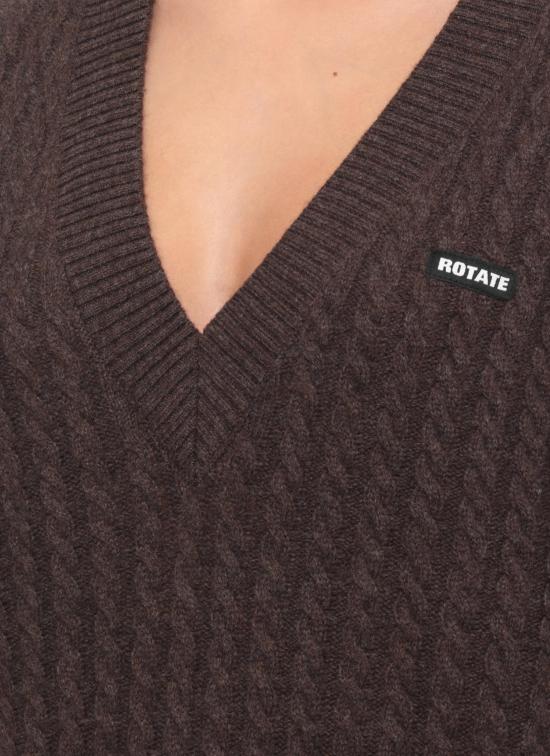 26FW 로테이트 스웨터 1164342037 BROWN - ROTATE