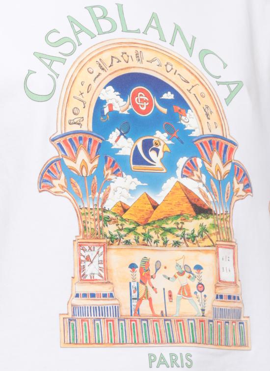 26FW 카사블랑카 민소매 티셔츠 WPF26JTS05801 BRIGHT WHITE JERSEY - CASABLANCA