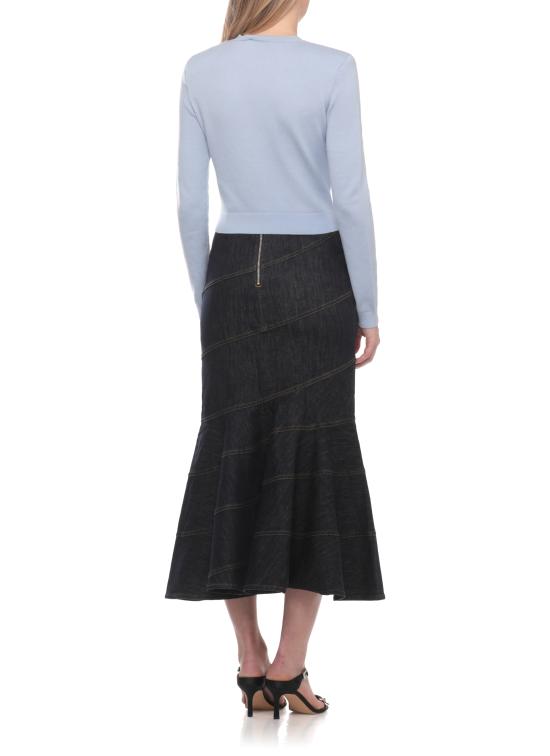 26FW 셀프 포트레이트 가디건 PF26068CBL BLUE FLOWER KNITBLUE Celeste - SELF PORTRAIT