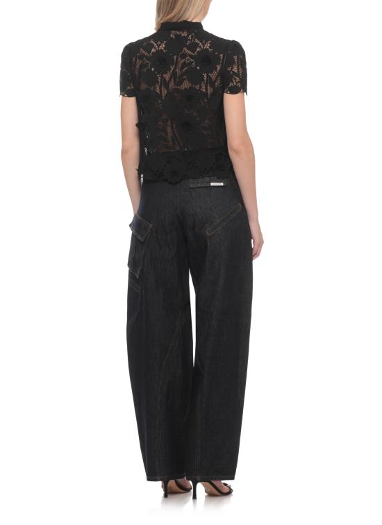 26FW 셀프 포트레이트 블라우스 PF26111TB BLACK LACE TIEBLACK - SELF PORTRAIT
