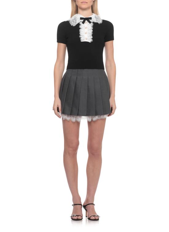 26FW 셀프 포트레이트 스웨터 PF26134TB BLACK KNIT LACEBLACK - SELF PORTRAIT