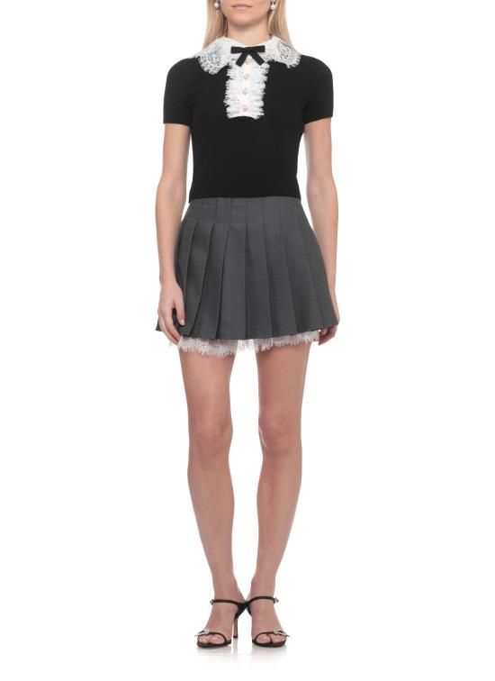 26FW 셀프 포트레이트 스웨터 PF26134TB BLACK KNIT LACEBLACK - SELF PORTRAIT