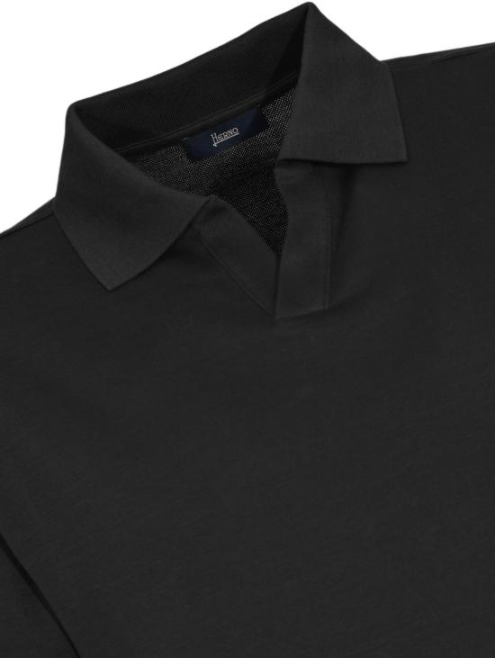 26SS 에르노 폴로 티셔츠 8414296 BLACK - HERNO