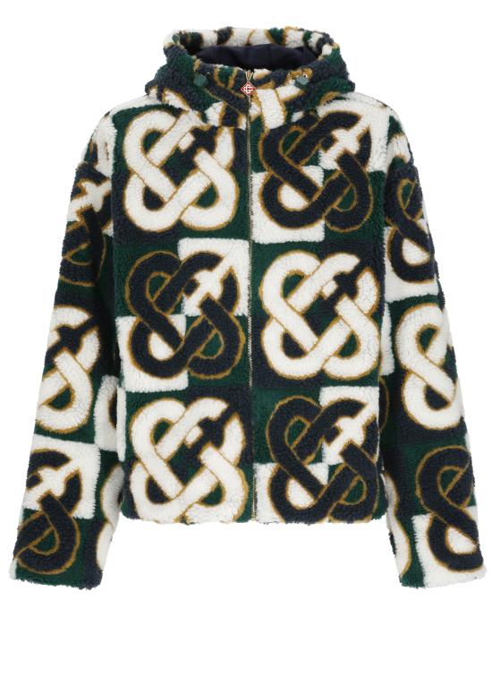 26FW 카사블랑카 자켓 MPF26JK49801 FLEECE Green