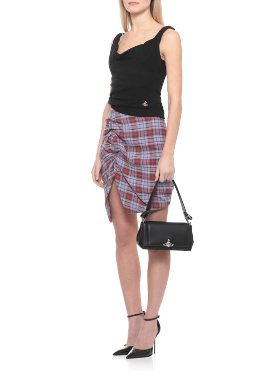 26FW 비비안웨스트우드 안나 스트랩 탑 1504000B J00BON401 Black - VIVIENNE WESTWOOD