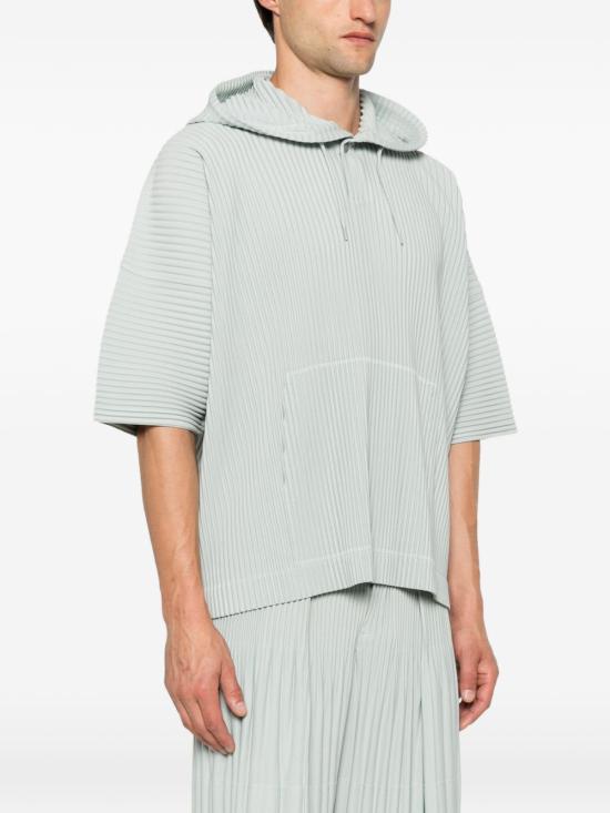 26SS 옴므 플리세 이세이 미야케 반팔 티셔츠 HP66JK063 70 GREY - HOMME PLISSE' ISSEY MIYAKE