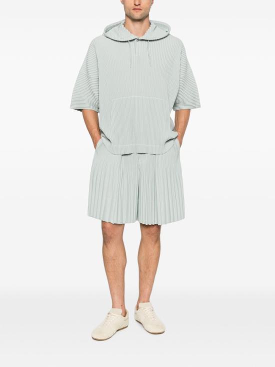 26SS 옴므 플리세 이세이 미야케 반팔 티셔츠 HP66JK063 70 GREY - HOMME PLISSE' ISSEY MIYAKE