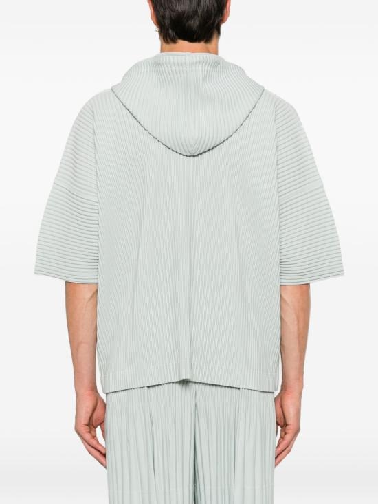 26SS 옴므 플리세 이세이 미야케 반팔 티셔츠 HP66JK063 70 GREY - HOMME PLISSE' ISSEY MIYAKE