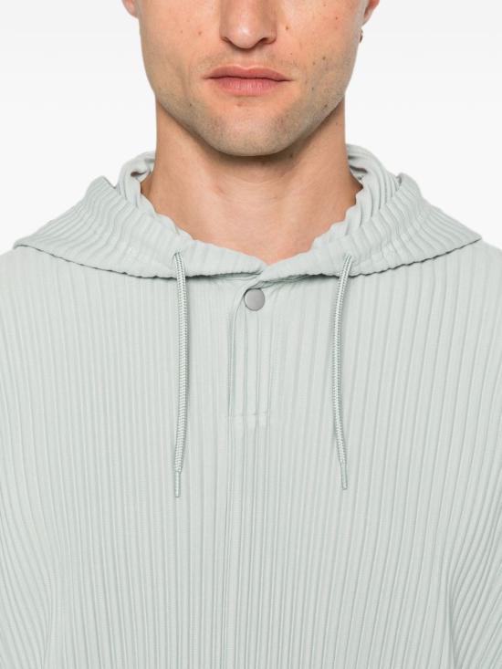 26SS 옴므 플리세 이세이 미야케 반팔 티셔츠 HP66JK063 70 GREY - HOMME PLISSE' ISSEY MIYAKE