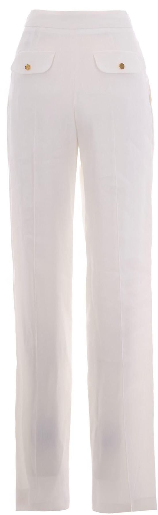 26SS 엘리자베타프랜치 스트레이트 팬츠 2743449 WHITE - ELISABETTA FRANCHI