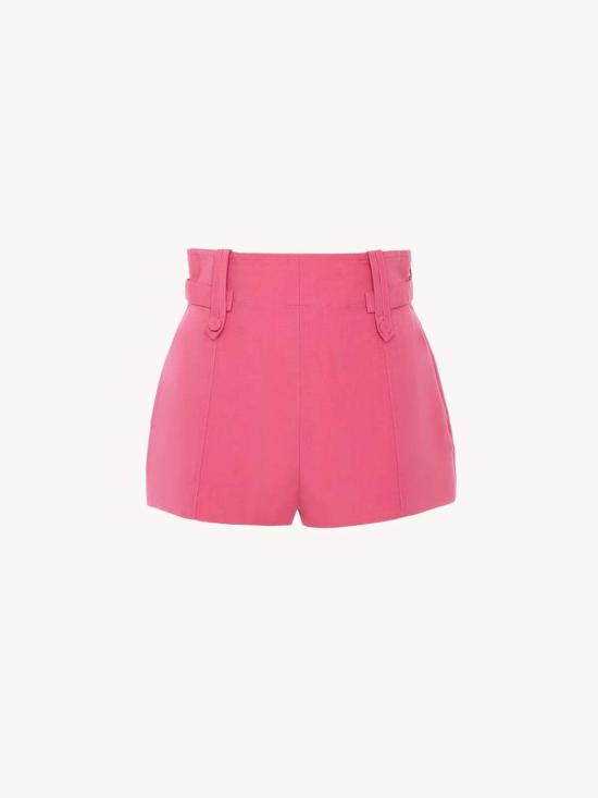  끌로에 숏팬츠 Chloé Chlo 쇼트 코트 신부 부톤 반바지 핑크