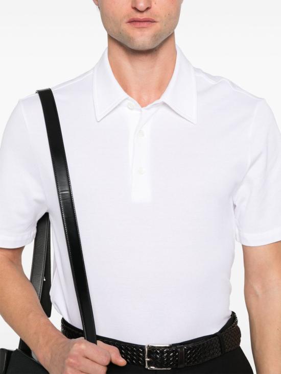 26SS 브리오니 폴로 티셔츠 UJPP0L PA6279000 WHITE - BRIONI