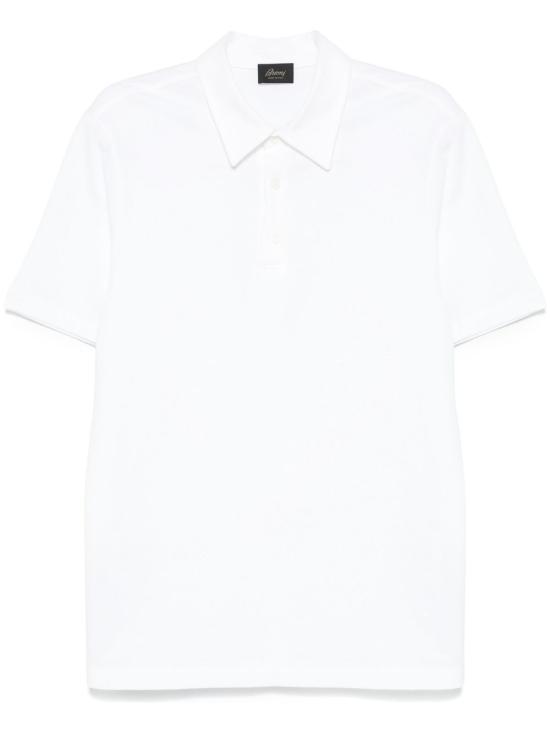 26SS 브리오니 폴로 티셔츠 UJPP0L PA6279000 WHITE