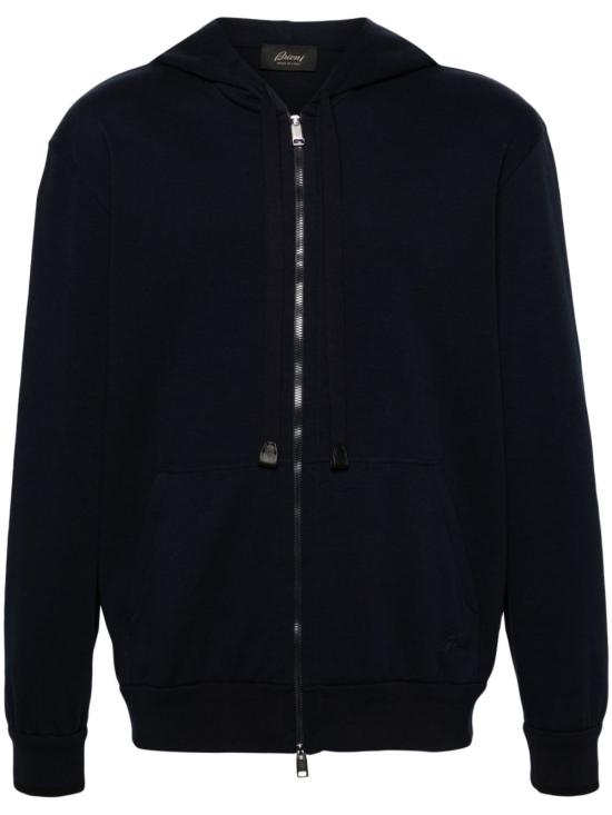 26SS 브리오니 후드 티셔츠 UJNL0L PA6114100 NAVY