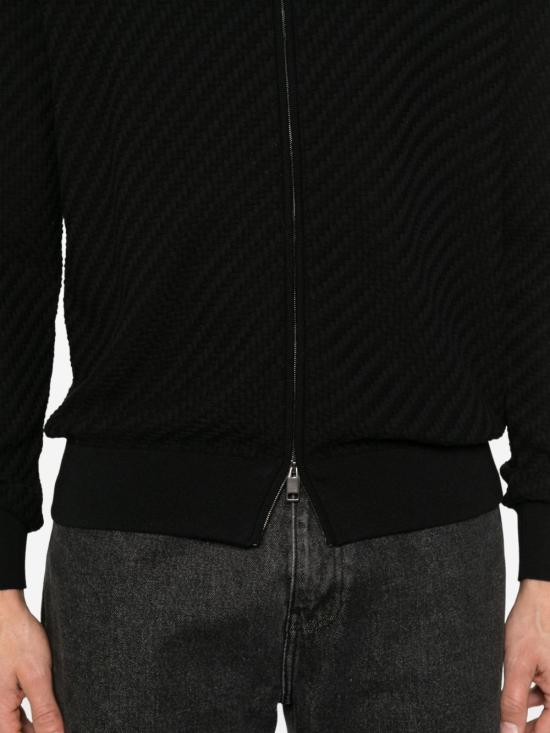 26SS 브리오니 집업 니트 UMT20L PAK221000 BLACK - BRIONI