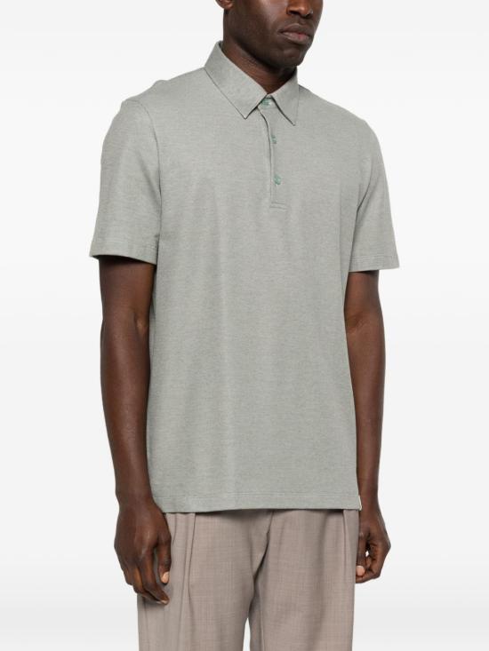 26SS 브리오니 폴로 티셔츠 UJSZ0L PA6271615 GREEN - BRIONI