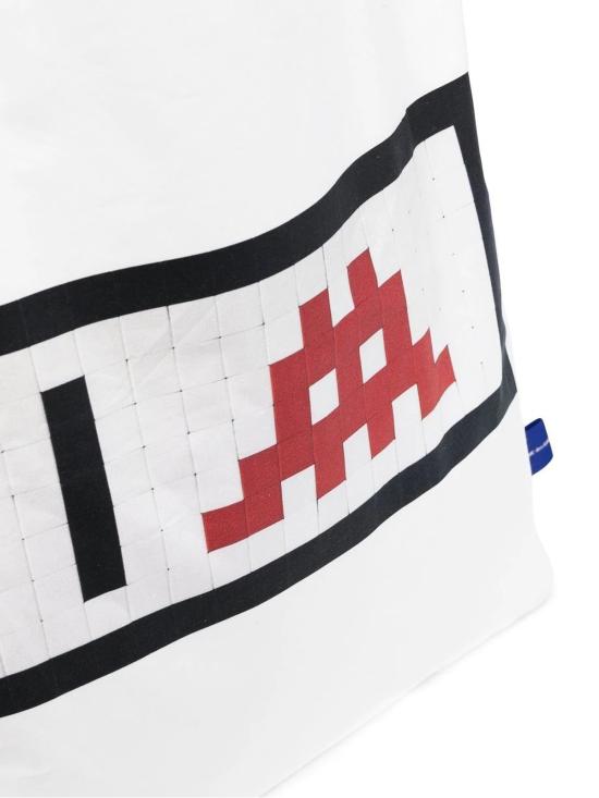  꼼데가르송 토트백 Comme Des Garçons Space Invaders 로고 쇼핑백 - COMME DES GARCONS