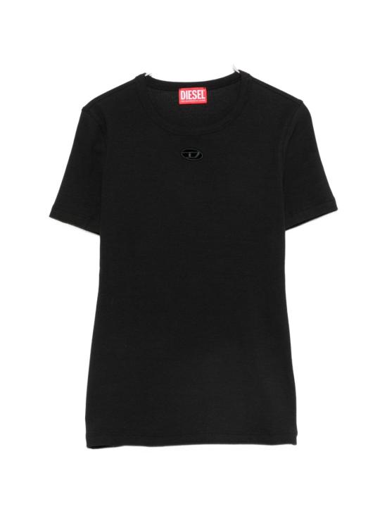 26FW 디젤 반팔 티셔츠 A21723 0EJAI9XX NERO